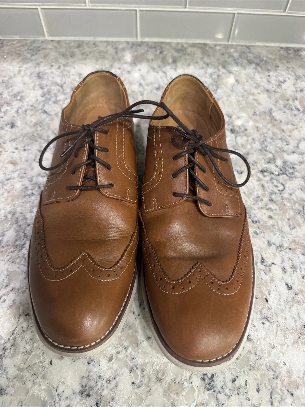 Johnston & Murphy Holden Wingtip Dress Shoe Sz 6